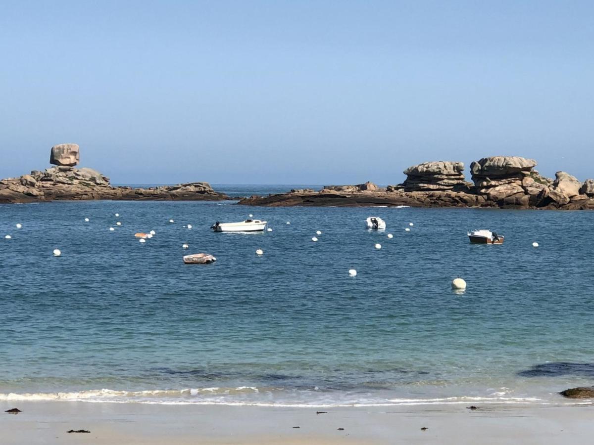 Appartement Spacieux Avec Wifi Et Parking A Tregastel, Proche Plage - Fr-1-368-18 Eksteriør bilde