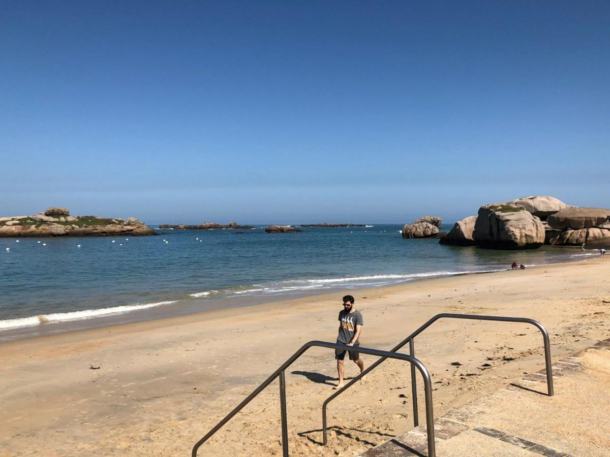 Appartement Spacieux Avec Wifi Et Parking A Tregastel, Proche Plage - Fr-1-368-18 Eksteriør bilde